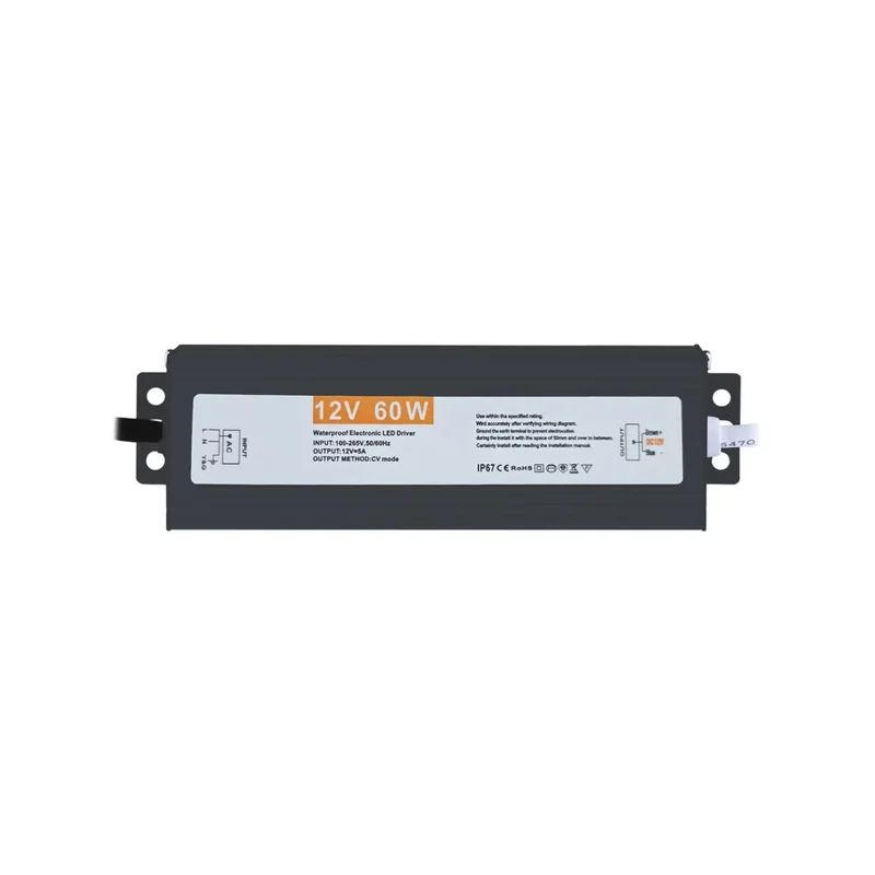 Імпульсний блок живлення GreenVision GV-12V5A-W 12 В 60 Вт