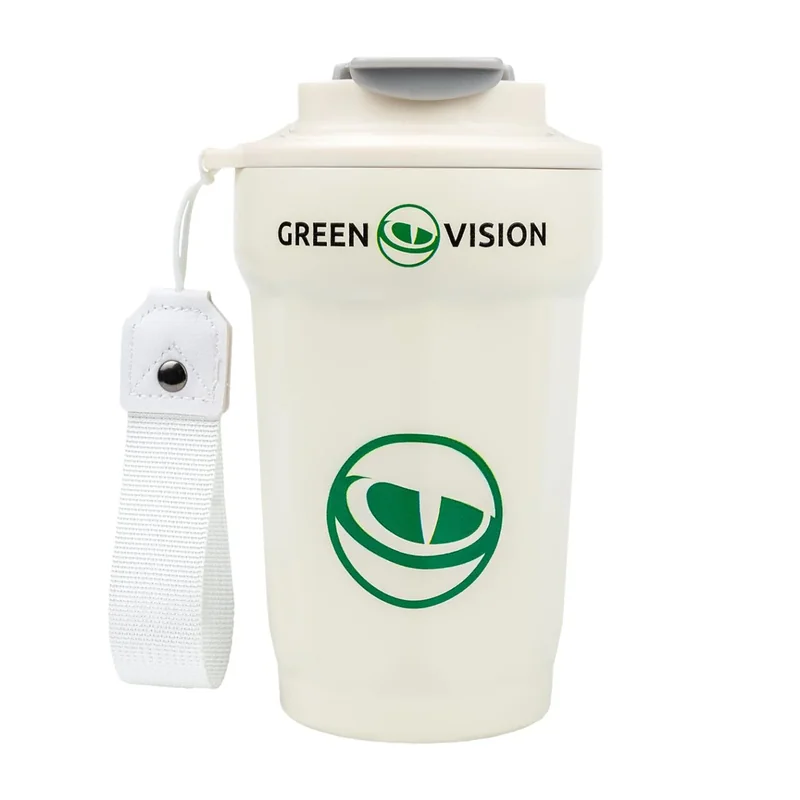 Термокружка GreenVision GV White, 4–8 годин збереження температури