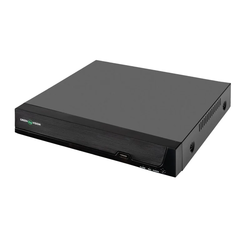 IP відеореєстратор GreenVision GV-N-S024/08 10-канальний 8MP 8PoE
