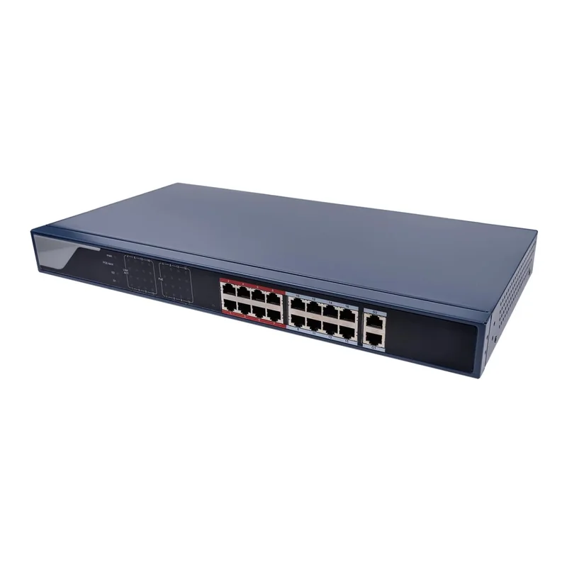 Комутатор мережевий GreenVision GV-019-AI-16+2PG PoE 16 портів