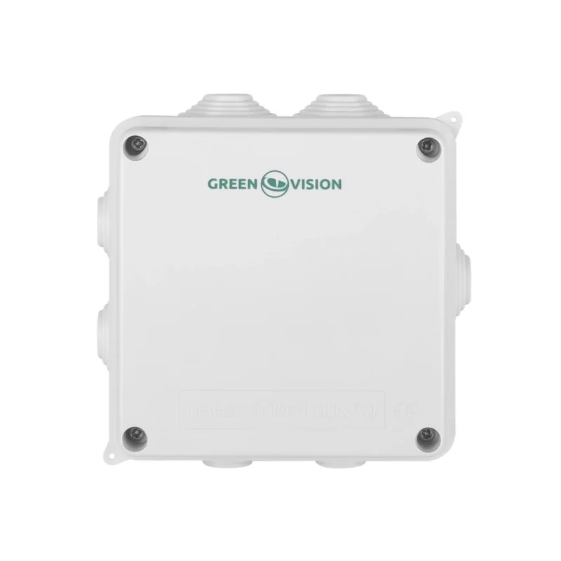 Коробка розподільна GreenVision 100х100х70 мм IP65 зовнішня