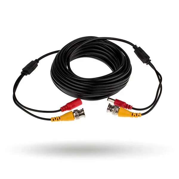 Кабель відеоспостереження GreenVision GV-BNC+DC-10M 10 м