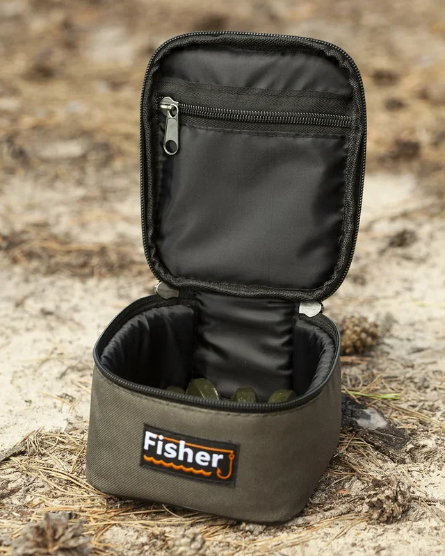 Футляр Fisher для грузил і годівниць 16×14×10 см