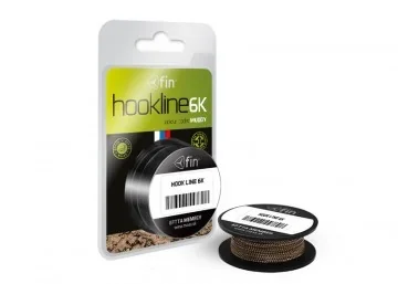 Поводочний матеріал Delphin FIN HOOKLINE 6K 20 м 35Lb muddy