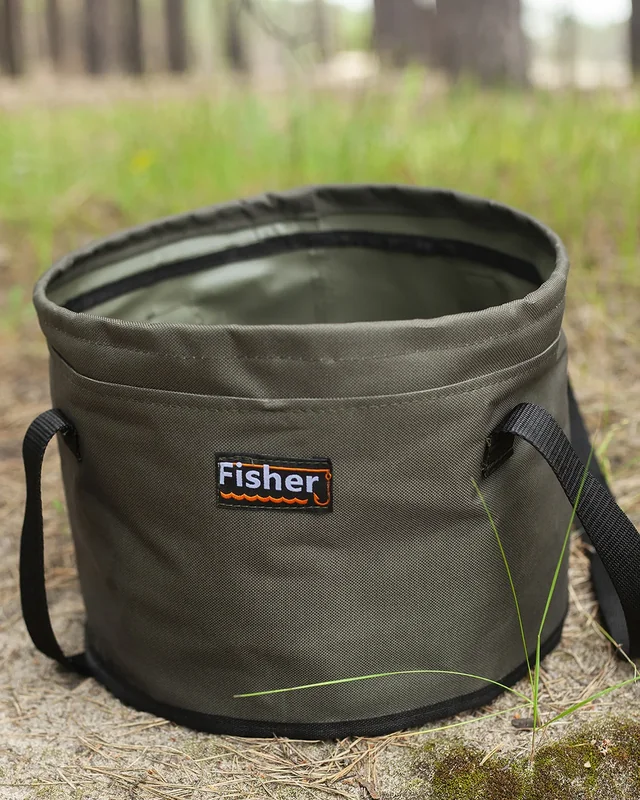 Відро Fisher для прикормки 14 л, м’яке, Oxford D600 PVC