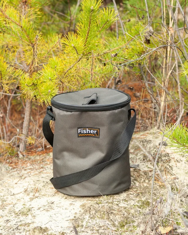 Сумка Fisher для жерлиць кругла D600 на 10–15 шт.