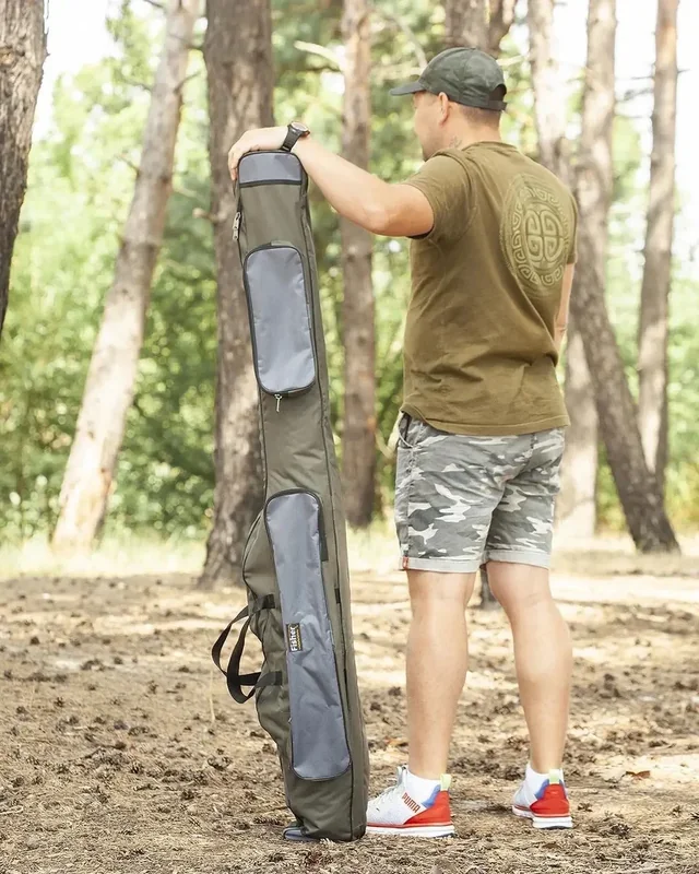 Чохол для вудилищ Fisher 150 см з кишенею для котушок