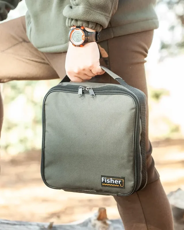 Сумка для риболовлі Fisher 26×26 см з органайзером