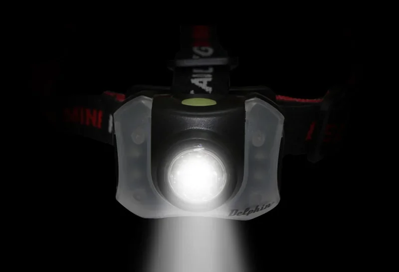 Налобний ліхтар Delphin POLAR X 5+4 LED для риболовлі